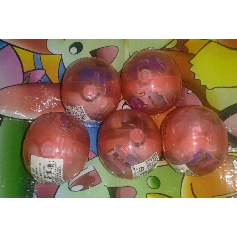 神奇寶貝 寶可夢 代理版 轉蛋 扭蛋 寶貝球 系列 軟膠球 分售 寶貝球 超級球 高級球 紀念球