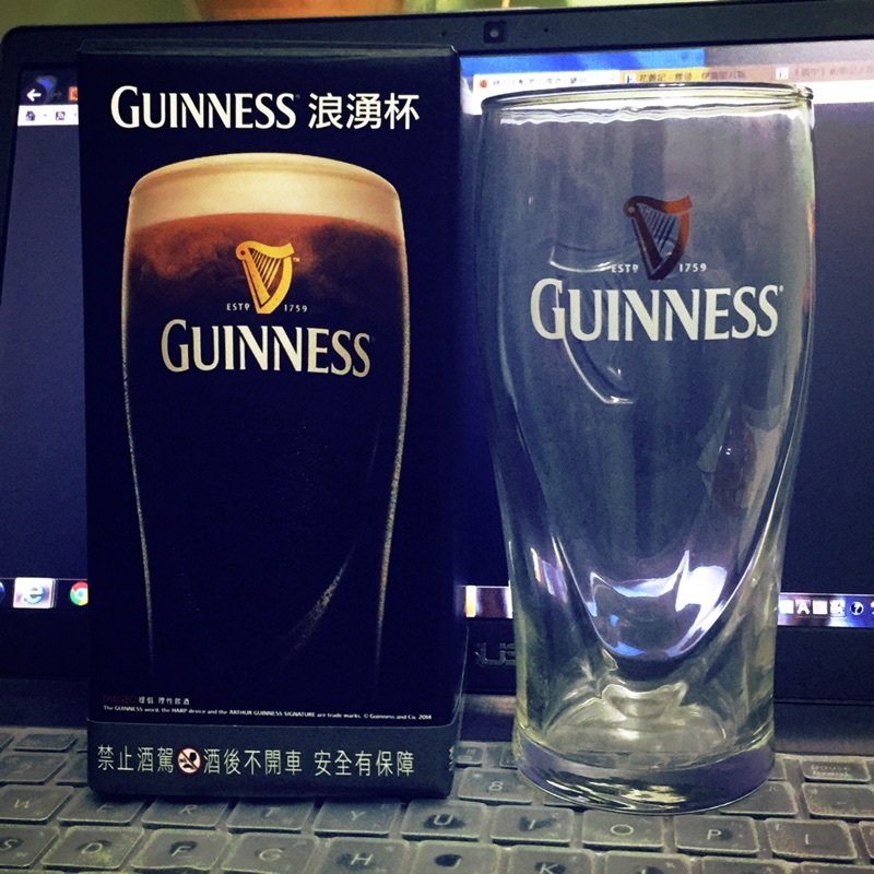 GUINNESS 浪湧杯 健力士生啤 專用杯