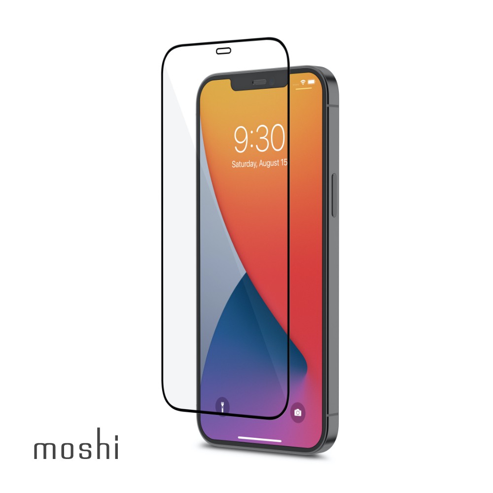 Moshi AirFoil Pro - Pellicola Protettiva In Vetro Per IPhone 13 Pro Max - Nero