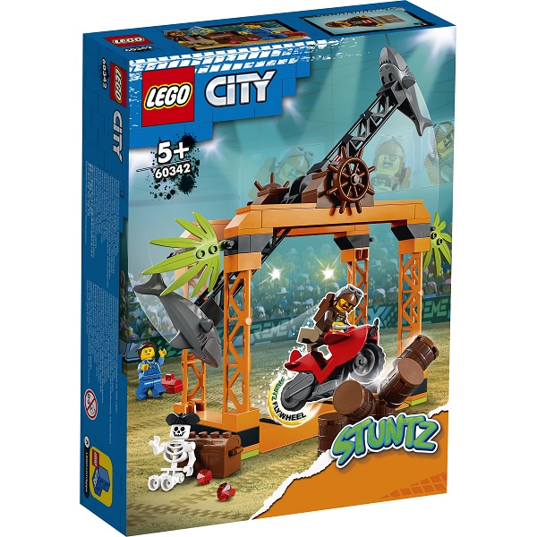 [TC玩具]  LEGO 樂高 城市系列 60342 鯊魚攻擊特技挑戰組 原價699 特價