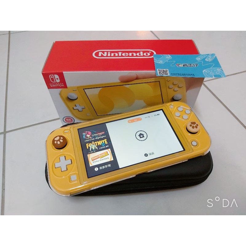 [保留中][二手九成新] Switch lite 黃色 保固九個月內 任天堂 Nintendo