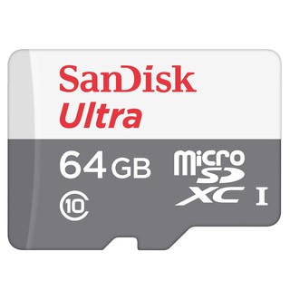 新款 100M SanDisk Ultra microSD UHS-I 64GB 記憶卡 無轉卡 (公司貨)