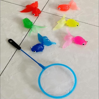 【戲水玩具】1-4歲 兒童洗澡玩具 寶寶洗澡玩具 玩水玩具 撈魚玩具 軟膠動物 仿真金魚