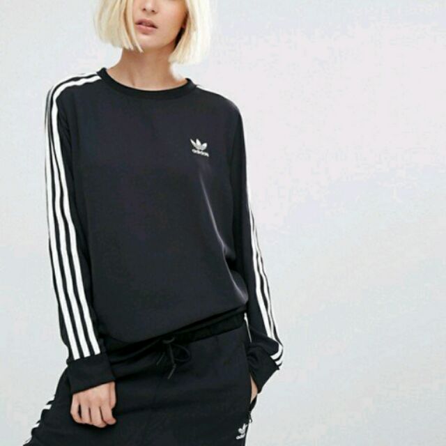 adidas originals stripe sweatshirt