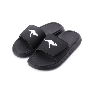 KANGAROOS HYPER SLIDE 魔鬼氈避震拖鞋 黑 KM21310 男鞋