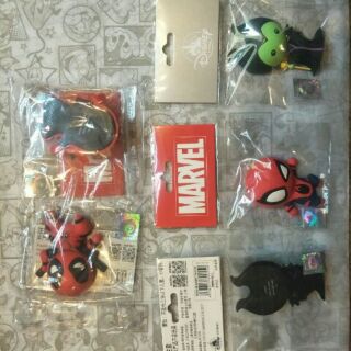 (現貨)[Disney] 上海迪士尼 可愛Q版 3D漫威 Marvel 蜘蛛人 死恃 黑魔女 裝飾磁鐵 冰箱貼