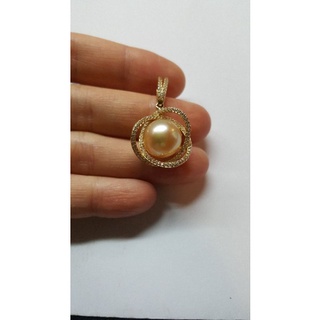 珍珠項鍊/圓金珠/水滴型金珠/白透粉 皆附鍊