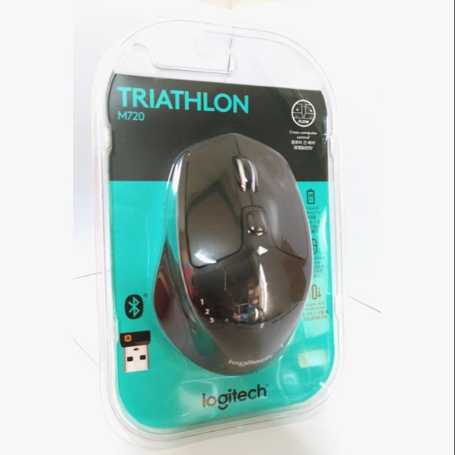 羅技 M720 無線滑鼠 Triathlon 台灣公司貨  Logitech Unifying 接收器 藍芽滑鼠 多工