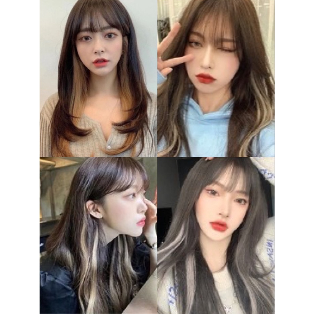 🩵MissMe 現貨🩵假髮片 INS少女耳圈染髮片 掛耳夾式挑染 美髮造型挑染 顏色好看 啞光炫彩漂染自然cospla