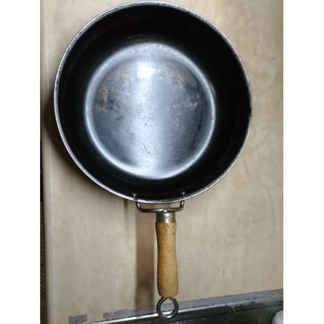 阿媽牌生鐵鍋，34cm，深平底鍋
