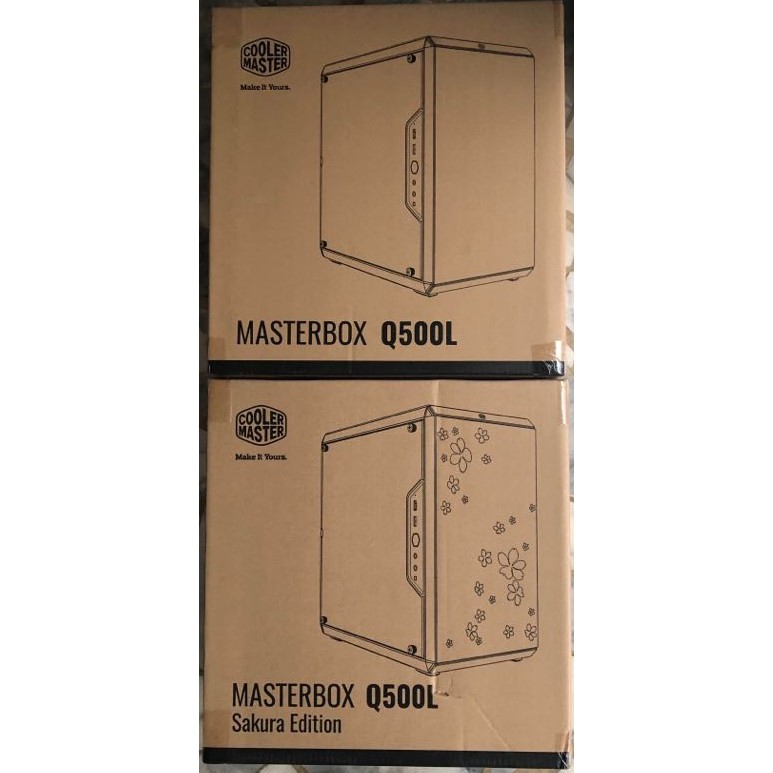 【現貨】酷碼 CoolerMaster MasterBox Q500L Q500L櫻花版 透側機殼 ATX 內建後風扇