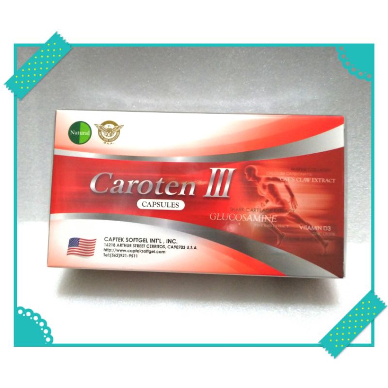 NATURAL-D CAROTEN III CAPSULES 滋鈣挺三代軟膠囊