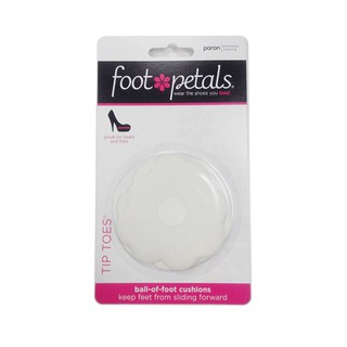 【美國Foot Petals】時尚舒適鞋墊-前腳墊(白色) FP72052-166