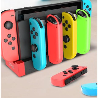 全新ns Switch Ipega Pg 9186 手柄座充joy Con 左右小手柄充電底座充電器蟒蛇四充 蝦皮購物