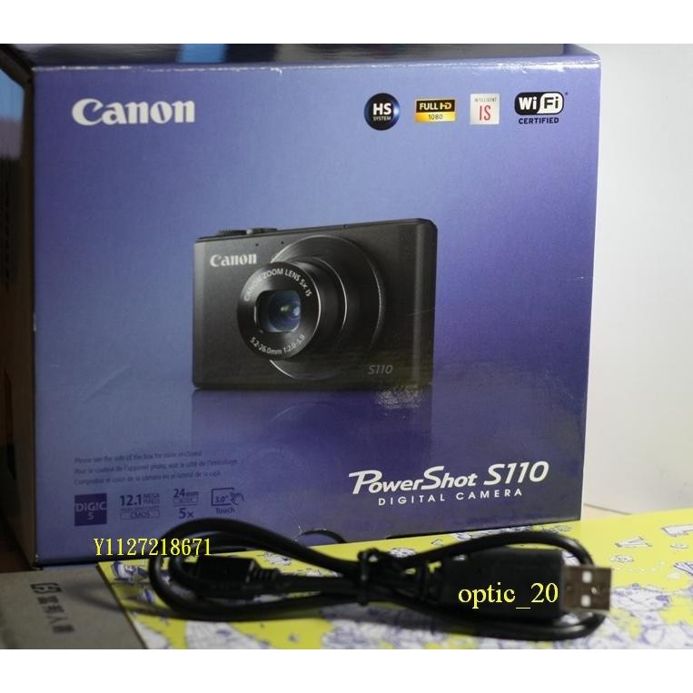 全新Canon USB傳輸線 G7X MARK II D30 S110 S120 IXUS 145 IXUS 132 A4000is 95is