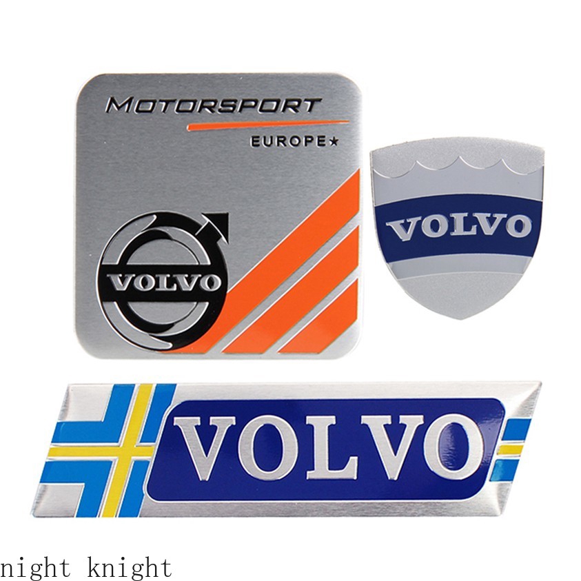 免運沃爾沃 Volvo V70 V70xc S40 XC90 S60 車標貼 鋁合金銘牌車貼 汽車車尾車身裝飾改裝標