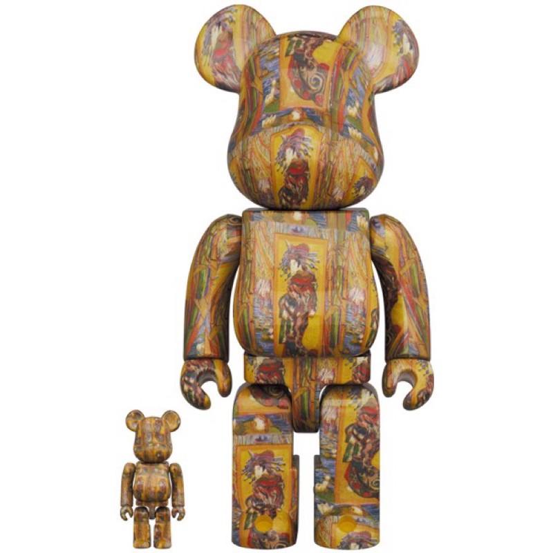 BE@RBRICK 「Van Gogh Museum」400％+100% Courtesan梵谷 花魁