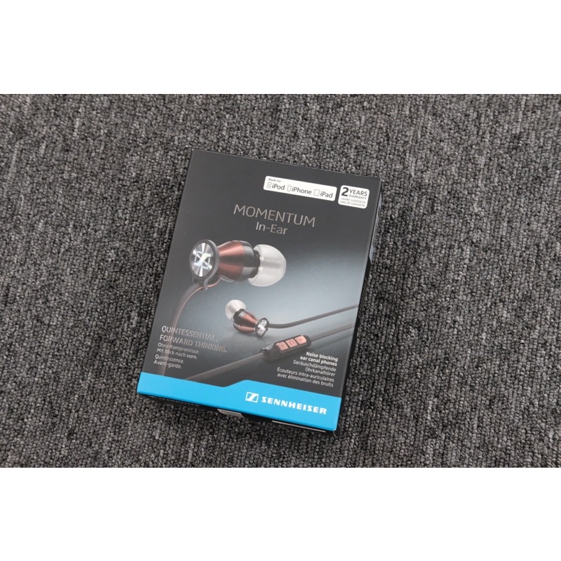 Sennheiser Momentum In-Ear M2 IEi headphone 耳道式耳機 (黑/紅配色)