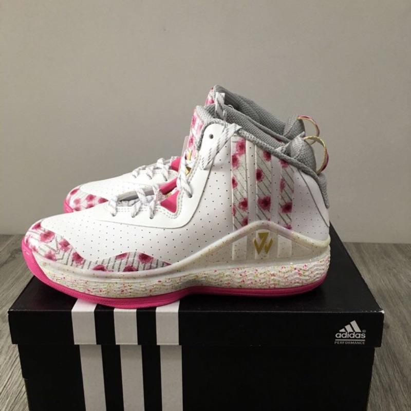 【菁炭元素】ADIDAS J WALL J 櫻花配色 運動鞋 籃球鞋 S85300