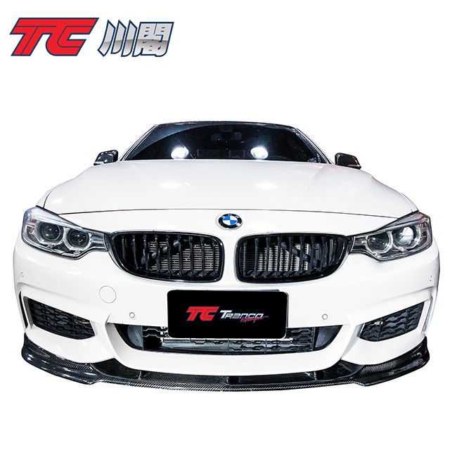 BMW F32 F33 F36 V 碳纖維 前下巴 M TECH SPORT 保桿 TRANCO 川閣