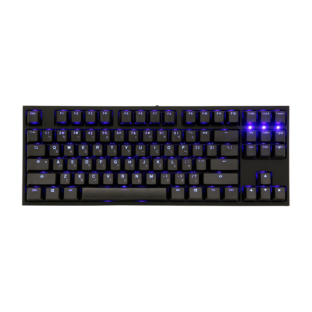 DUCKY 創傑 ONE2 80% 藍光/白光/RGB 機械式鍵盤 台灣製造 PBT材質鍵帽 CHERRY軸 總騏科技