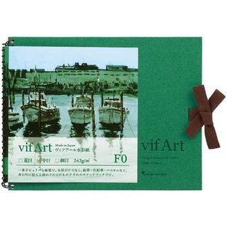 maruman vif ART 242g/m2水彩紙/ 中目F0/ 綠 eslite誠品