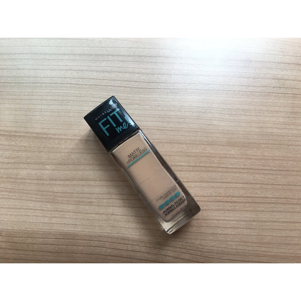 「二手」Maybelline FIT ME 反孔特霧粉底液 #125