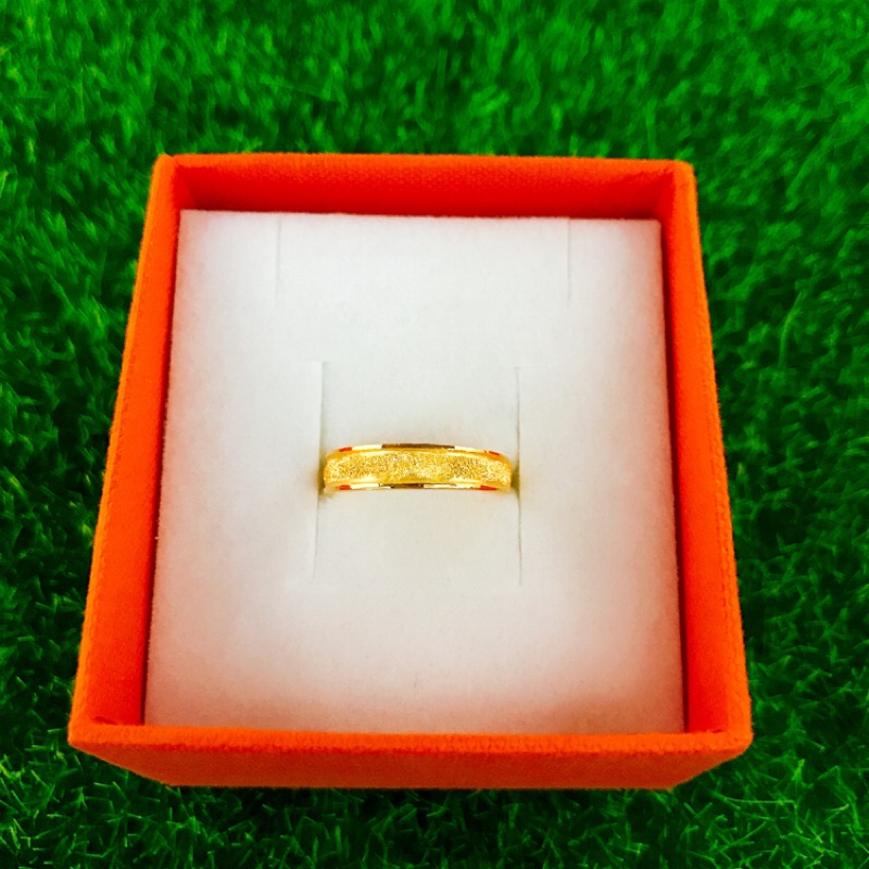景福珠寶銀樓✨純金✨黃金戒指 鑽紗 亮邊 造型 對戒 9999純金
