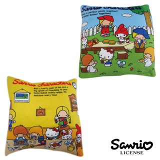 含稅 三麗鷗 人物大集合 絨面 抱枕 靠枕 午安枕 Sanrio 交換禮物 禮物 日本正版