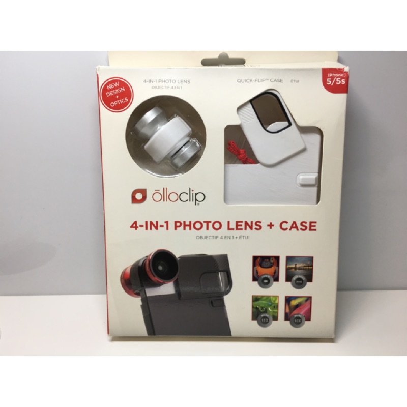 olloclip 4-IN-1 Lens for iPhone 5/5s/SE 4合一相機鏡頭+保護殼超值組合