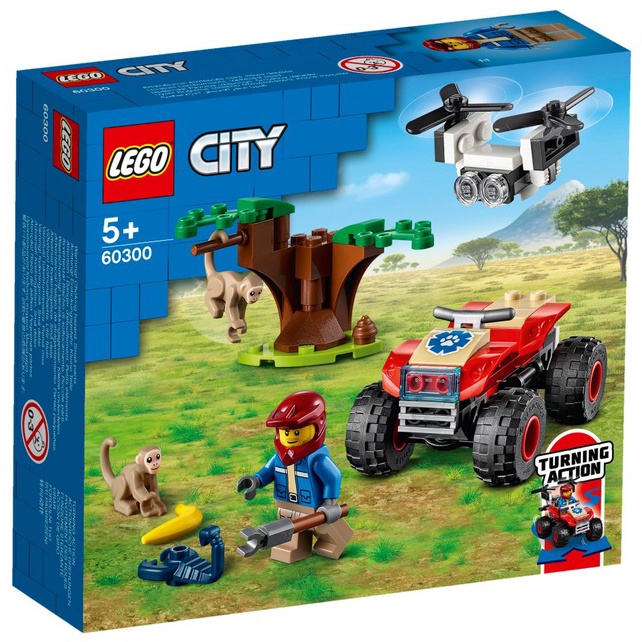 【台中OX創玩所】 LEGO 60300 城市系列 野生動物救援沙灘車 CITY 樂高