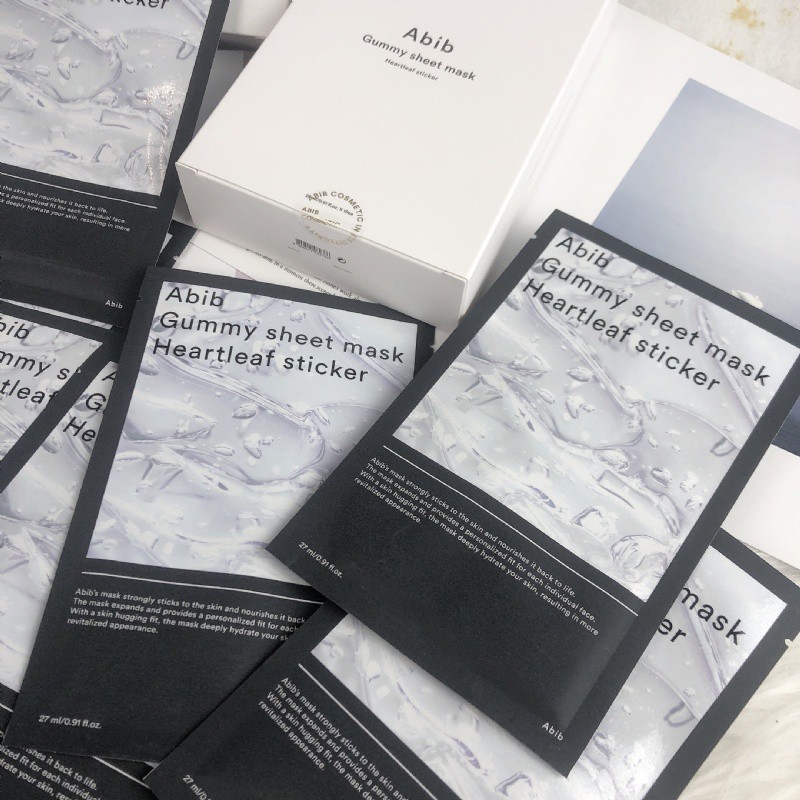 現貨ღ V D 韓國abib 口香糖系列面膜魚腥草 積雪草 牛奶 補水庫 蝦皮購物