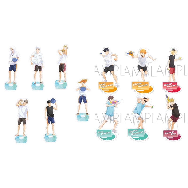 ⚡️J⚡️（現貨）排球少年 人形立牌 海灘款 打水戰 動漫周邊 影山飛雄 日向翔陽 月島螢 宮侑 宮治
