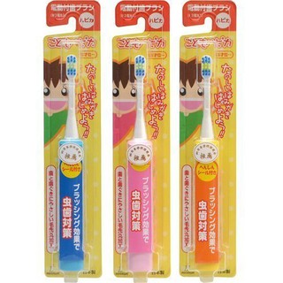 附發票【阿卡醬 兒童電動牙刷 (單入) 顏色隨機出貨 】三歲以上 日本製