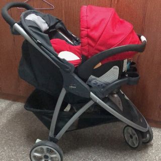 chicco keyfit 嬰兒，兒童，三點式提籃式汽座 推車