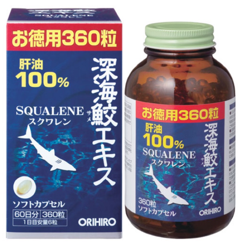 日本帶回 ORIHIRO深海鮫 肝油 360粒