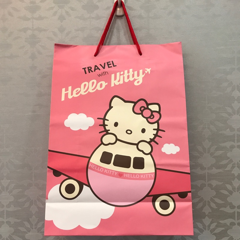 Hello Kitty購物袋/手提袋/環保袋/紙袋/禮物袋/免稅店/登恆昌/機場/收納袋