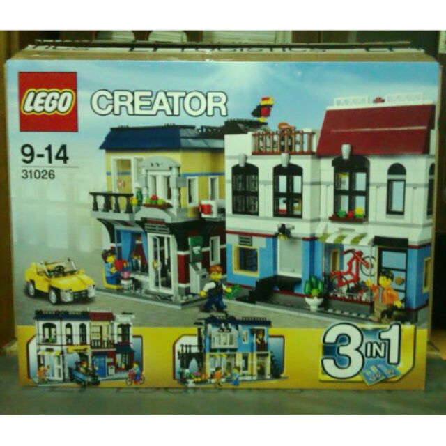 Lego 31026 creator 創意系列 單車店與咖啡廳