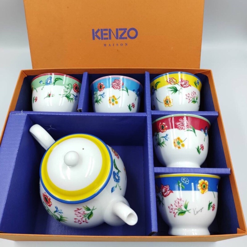 kenzo 日本製 一壺五杯禮盒