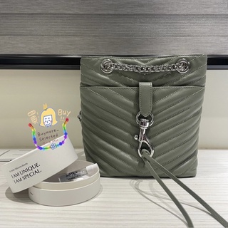 現貨在台！🇺🇸Rebecca minkoff Edie bucket crossbody 水桶包 側背包 鏈條包