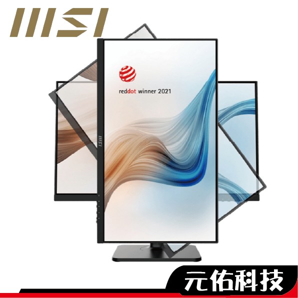 MSI 微星 Moderm MD241P MD241PW 24型 IPS 薄邊框 護眼 電腦螢幕 內建喇叭 抗藍光