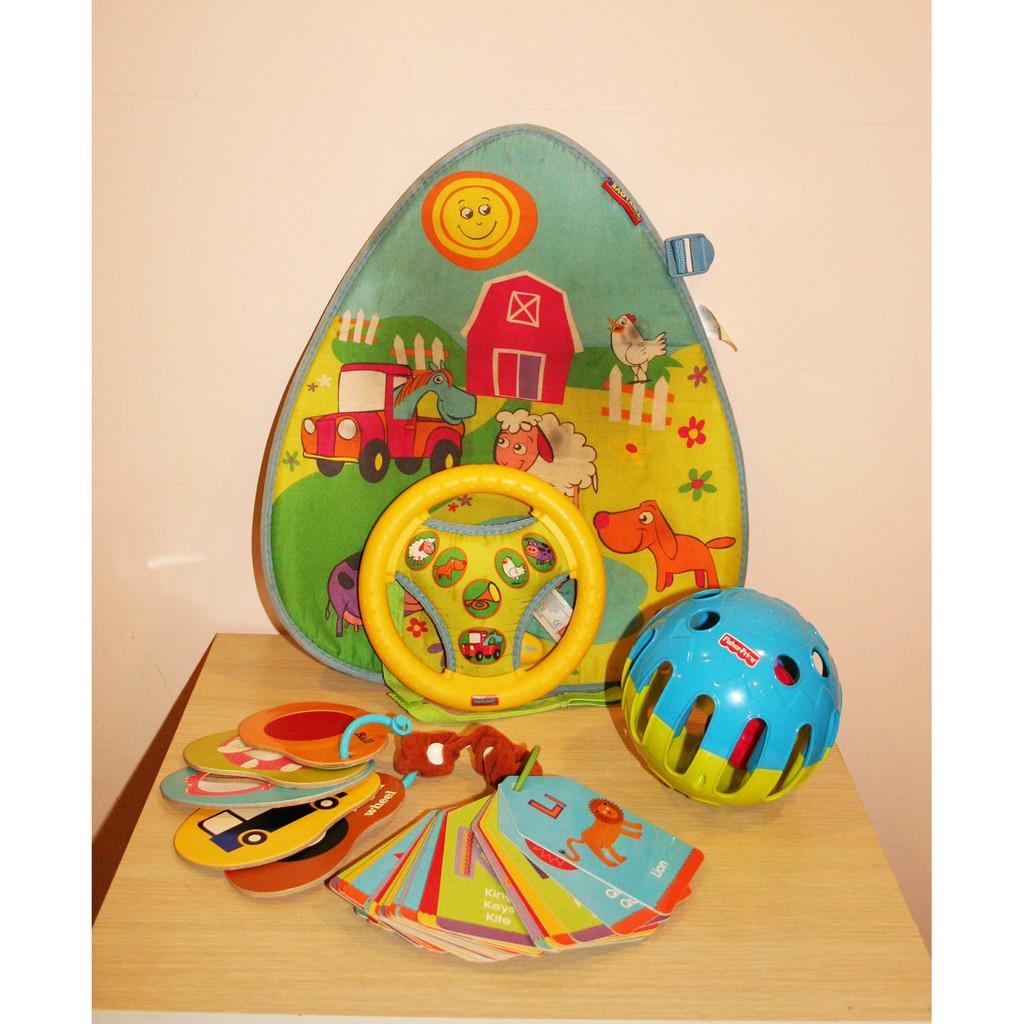寶寶幼兒 玩具，Fisher-Price 費雪 小猴子滾球，Tiny Love 汽車玩具-神奇方向盤，