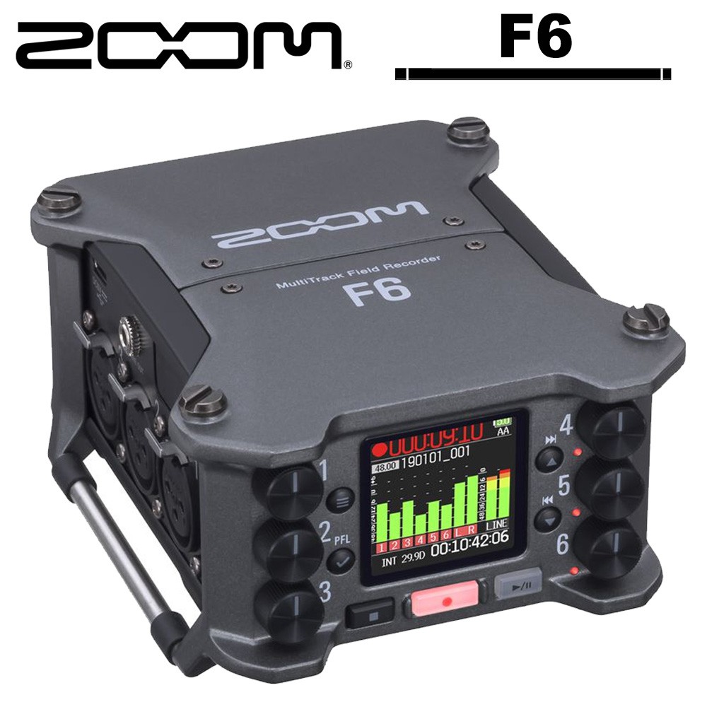 ZOOM F6 多軌錄音機 公司貨