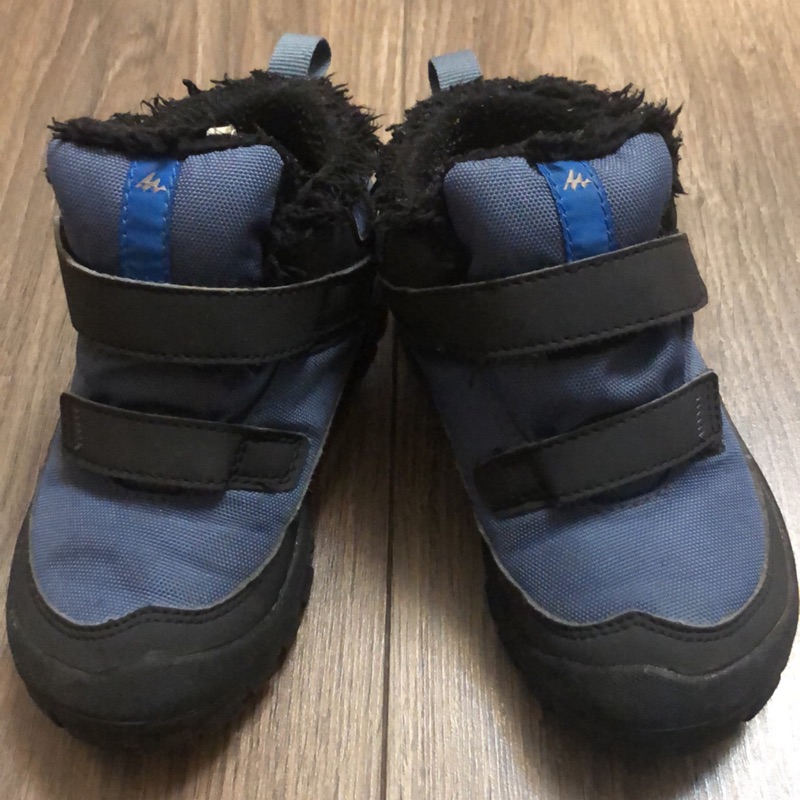 迪卡儂兒童二手雪靴（17cm)
