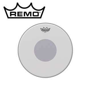 REMO Controlled Sound Coated Black Dot 單層噴白鼓皮【敦煌樂器】