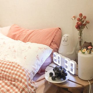 LED數字時鐘 立體電子時鐘 時尚工業風 可壁掛 科技電子鐘 數字鐘 電子鬧鐘✨萌貓新世界 臺灣出貨✨【00200】
