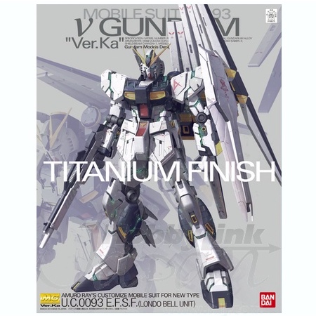 【WS】BANDAI MG 1/100 RX-93 NU 鋼彈 牛鋼 Ver.Ka 鈦合金配色版 0186575