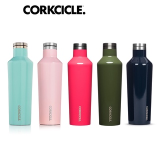 美國CORKCICLE 三層真空易口瓶/保溫瓶475ml(土耳其藍/玫瑰石英粉/烈焰紅/橄欖綠)