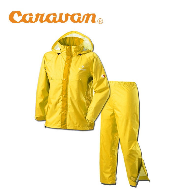 伊凱文戶外 Caravan 極輕量化雨衣褲組 兒童款 多色可選