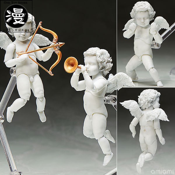 可動figma系列 桌面美術館sp 076 天使像丘比特可動盒裝公仔手辦 蝦皮購物